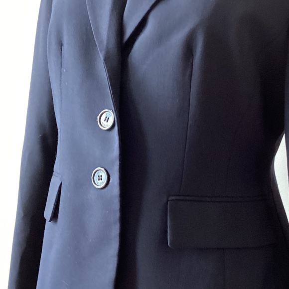 Anne Klein Suit Separates Petite Navy 3pc Suit - Jacket/Trousers/Sheath Dress - Picture 5 of 14